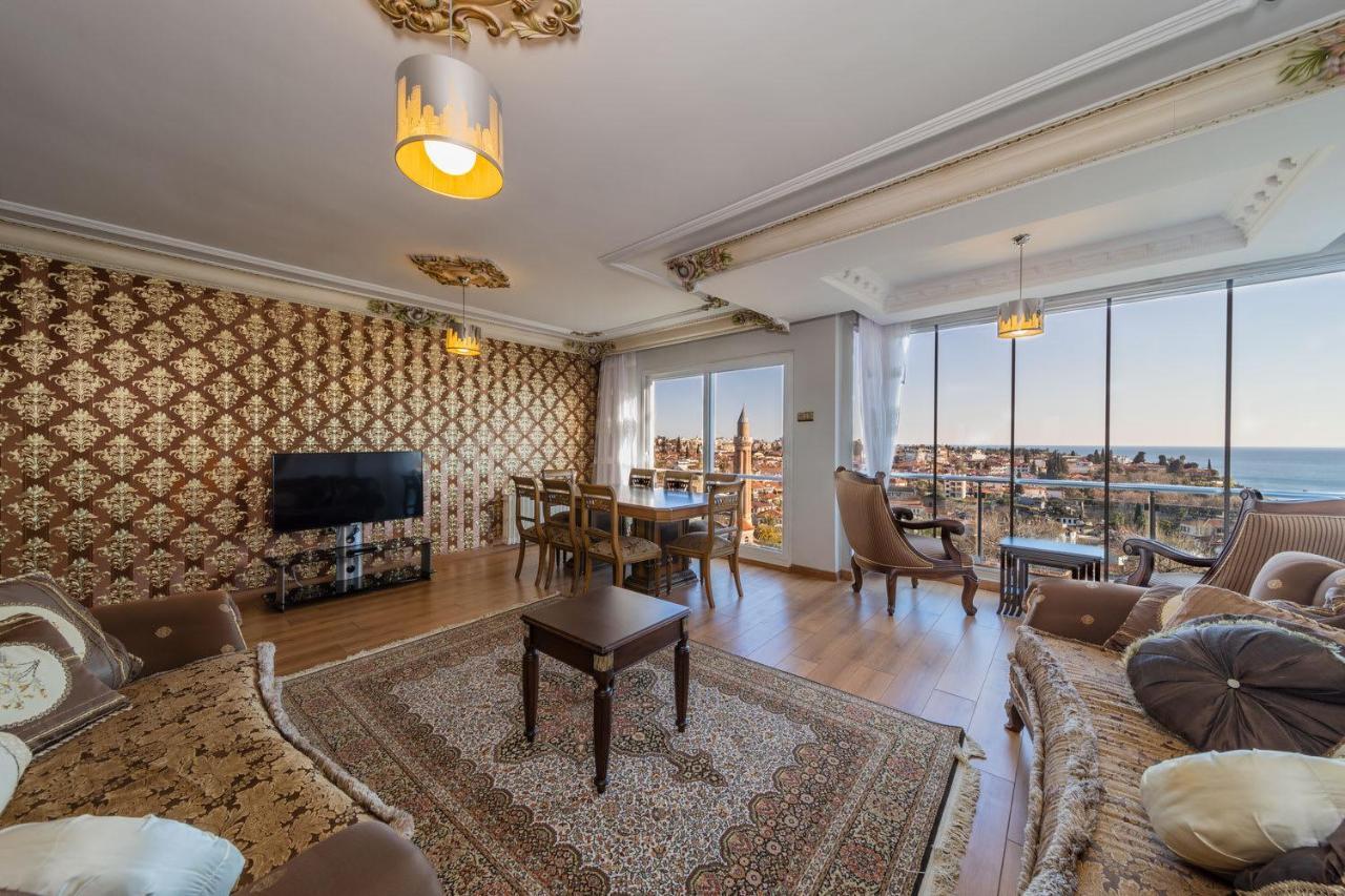 Daire Exceptional Apartment With Sea View Near Mermerli Beach In Muratpasa, Antalya